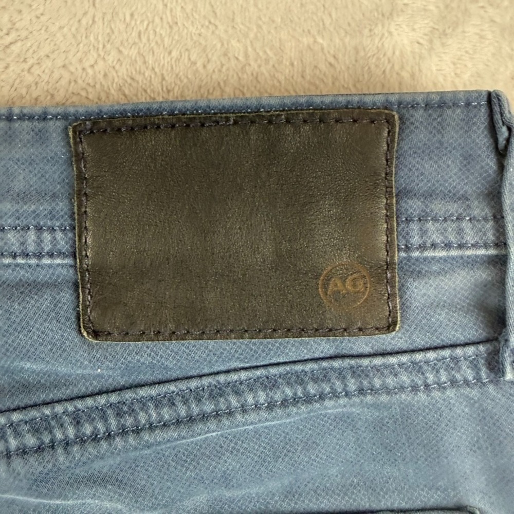 AG Adriano Goldschmied Pants Mens 34x32 Blue Everett Slim Straight Twill - Picture 5 of 14